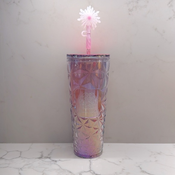 Starbucks Other - NWT Wicked + Starbucks Glinda Venti tumbler with straw topper
